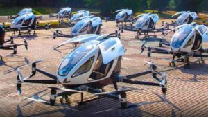 130kmh trajet de 25 minutes max… les taxis volants sans pilote ont recu lautorisation de prendre des passagers en chine (1)