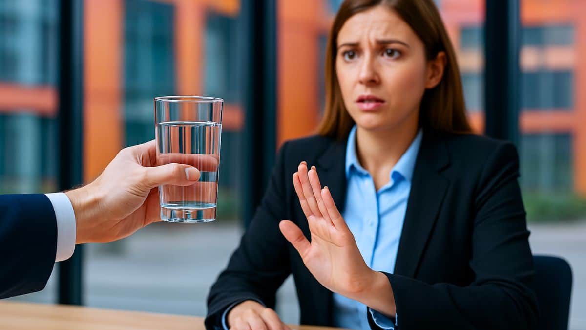 le test du verre deau en entretien comment reagir pour faire bonne impression
