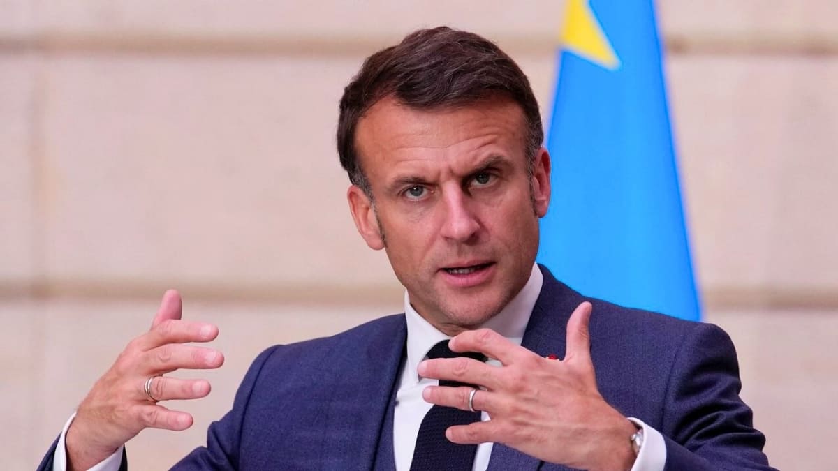 macron qui parle